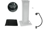 EUROLITE Set Bola de espejos 50cm negra con Stage Stand variable + Funda negra