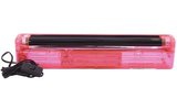 Eurolite soporte con luz negra 45cm 15W ABS color rojo