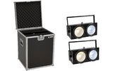 Eurolite Set 2x Audience Blinder 2x100W LED COB CW/WW + Case