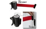 GUIL PST-CB/P cabezal de pared con cinta retráctil de 3 m (rojo)