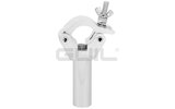 Guil ABZ-36 Abrazadera de aluminio ABZ-24 con adaptador macizo de aluminio de 10 cm (Ø 35 mm)