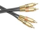 Cable 2 RCA a 2 RCA Profesional 1 m
