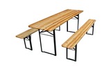 Mesa con 2 bancos - 200 x 60 x 76 cm