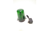 Liquidación - Luz rotativa - Verde - (con adaptador de 12V) - Stock B