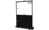Pantalla para proyector manual 60" - 4:3 / 16:9 - 1.2 x 0.9 Metros - Posición ajustable y tela u