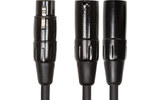 Roland RCCYCXF2XM Cable serie Black XLR hembra a doble XLR macho 15 cm