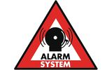 Pegatina de sistema de alarma