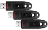 SanDisk Ultra USB 32 GB USB 3.0 - 3 Unidades - Set indivisible