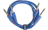 UDG Ultimate Audio Cable Set 6,3 Jack - 6,3 Jack Blue Straight