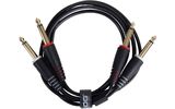 UDG Ultimate Audio Cable Set 6,3 Jack - 6,3 Jack Black Straight