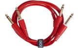 UDG Ultimate Audio Cable Set 6,3 Jack - 6,3 Jack Rojo Straight