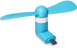 Ventilador para móvil conector USB / MHL - Azul
