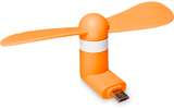 Ventilador para móvil conector USB / MHL - Naranja