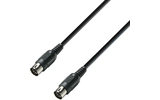 Adam Hall K3MIDI0075BLK - MIDI Cable 0.75 m negro