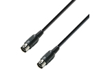 Adam Hall K3MIDI0300BLK- MIDI Cable 3m negro