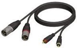 Adam Hall - Audio Cable 2 x XLR macho a 2 x RCA macho 3m