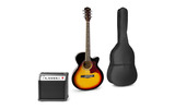 Audizio ShowKit Electric Acoustic Guitar Pack Sunburst