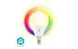 Bombilla LED Inteligente con Wi-Fi - A Todo Color y Blanco Cálido - E14 - Nedis WIFILC11WTE14