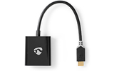 Cable Adaptador USB-C™ - USB-C™ Macho - VGA Hembra - 0,2 m - Antracita