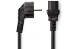 Cable de Alimentación - Schuko Macho - IEC-320-C13 - 2,0 m - Negro - Nedis CEGT10000BK20