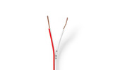 Cable de Altavoz - 2x 0,75 mm2 - 100 m - Brida - Blanco - Nedis CAGW0750WT1000