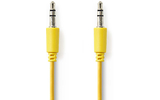 Cable de Audio Estéreo - Macho de 3,5 mm - Macho de 3,5 mm - 1,0 m - Amarillo