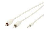 Cable de audio RCA a 3.5mm - Valueline VLMP22200W2.00