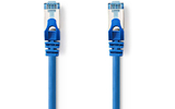 Cable de Red CAT6a SF/UTP - RJ45 Macho - RJ45 Macho - 1,0 m - Azul - Nedis CCGP85320BU10