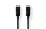 Cable DisplayPort 1.2 - DisplayPort Macho - DisplayPort Macho - 2,0 m - Negro - Nedis CCGT37010B