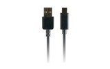 Cable USB Reversible Type C Negro (carga/datos) 1m 2A muvit