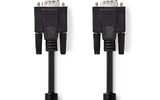 Cable VGA - VGA Macho - VGA Macho - 15 m - Negro - Nedis CCGP59000BK150
