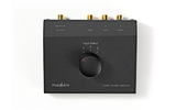 Conmutador de Audio Analógico - 3x (2x RCA Hembra) a 2x RCA Hembra
