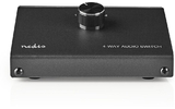 Conmutador de Audio Analógico - Hembra de 3,5 mm + 3x (2x RCA Hembra) a 2x RCA Hembra