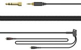 Pioneer DJ HC-CA0201 cable en espiral 1.0m para HDJ-C70