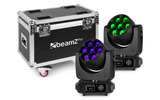 MHL740 LED Moving Head Zoom 7x40W 2 pieces in Flightcase
