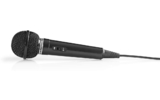 Micrófono con cable - Sensibilidad de -75 dB +/-3 dB - 80 Hz - 12 kHz - 5,0 m - Nedis MPWD01BK