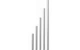 Power Dynamics Pata redonda fija para tarima 70cm (juego de 4)