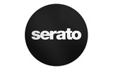 Serato DJ Logo Slipmats White On Black - Pareja