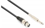 Tronios Cable XLR Hembra- Jack 6.3 Mono (3m)