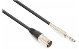 Vonyx Cable XLR Macho >> Jack 6.3 Stereo (1.5m)