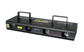 Imagenes de Efecto laser DMX de 4 rayos rojo/verde DMX 200mW