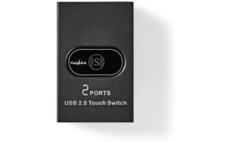 2-Port - USB Switch - Black - Nedis CSWI6002BK