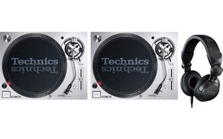 2x Technics SL-1200 Mk7 + Technics EAH-DJ 1200