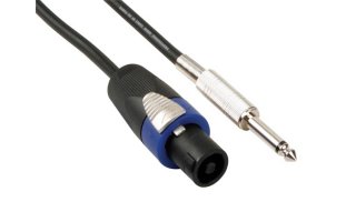 Imagenes de Cable de altavoz Neutrik SpeakOn conector de 2 polos macho a conector mono macho de Jack 6.35mm 