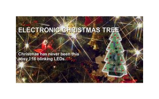 Árbol de navidad con LEDs intermitentes