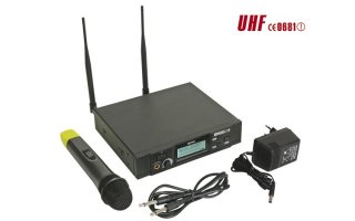 Imagenes de MICRÓFONO PLL UHF TRUE DIVERSITY INALÁMBRICO PLL DE 8 CANALES 