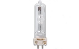 Bombilla de descarga Philips 250W / 94V, MSD, GY9.5, 8500K, 3000h