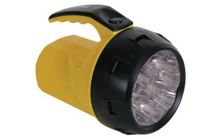 Linterna de bolsillo potente - 9 LEDs - 4 x Pila AA