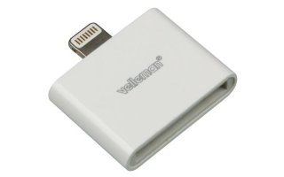 Imagenes de ADAPTADOR PARA iPHONE 5 - APPLE 30 CLAVIJAS (HEMBRA) A LIGHTNING, 8 CLAVIJAS (MACHO) - COLOR BLA