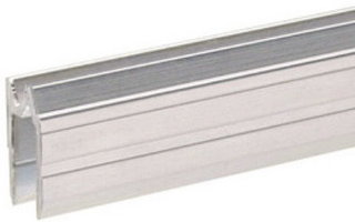 Adam Hall Hardware 6102 - Perfil híbrido de aluminio para Perfil de Tapa 7 mm